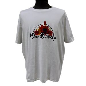 "Malt Whiskey" Men's XL T-Shirt Graphic Tee